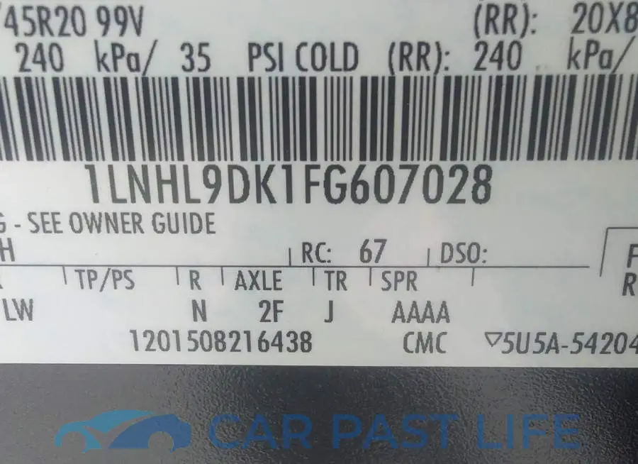 1LNHL9DK1FG607028# 9