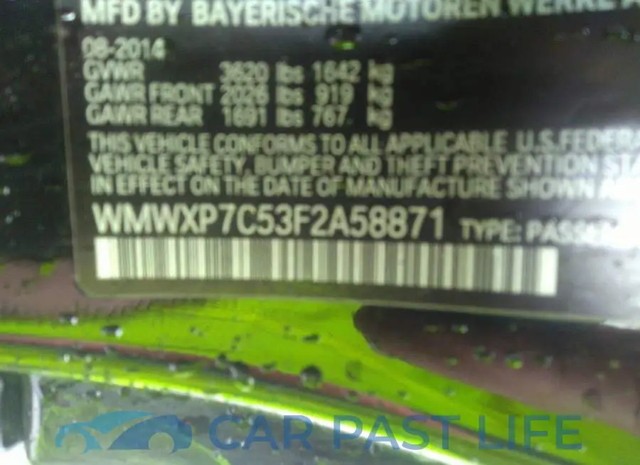 WMWXP7C53F2A58871# 9