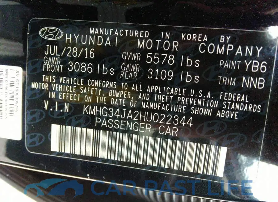 KMHG34JA2HU022344# 9
