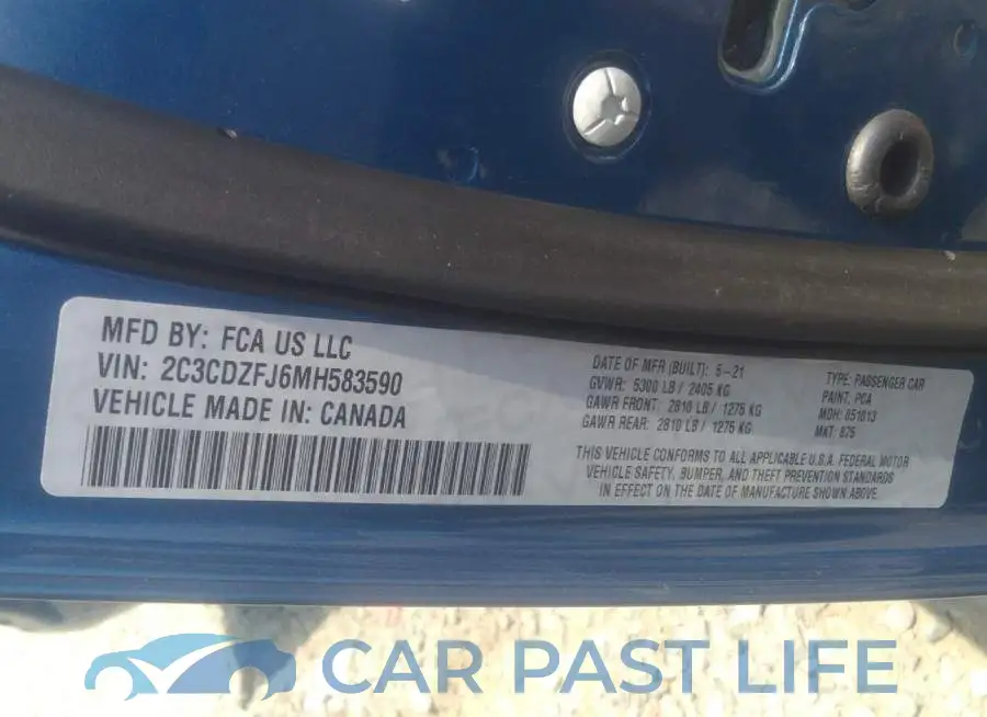 2C3CDZFJ6MH583590# 9
