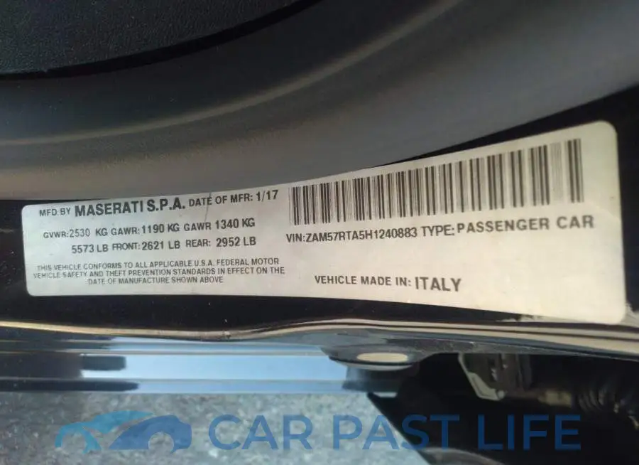 ZAM57RTA5H1240883# 9