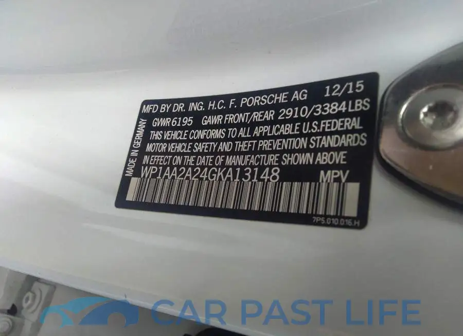 WP1AA2A24GKA13148# 9