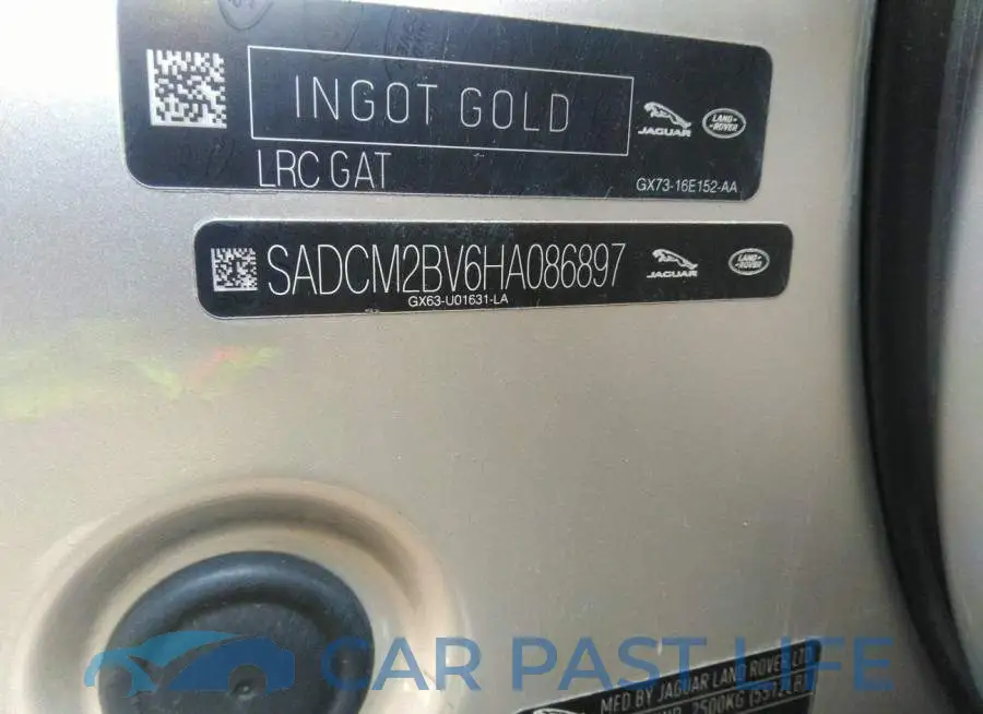 SADCM2BV6HA086897# 9