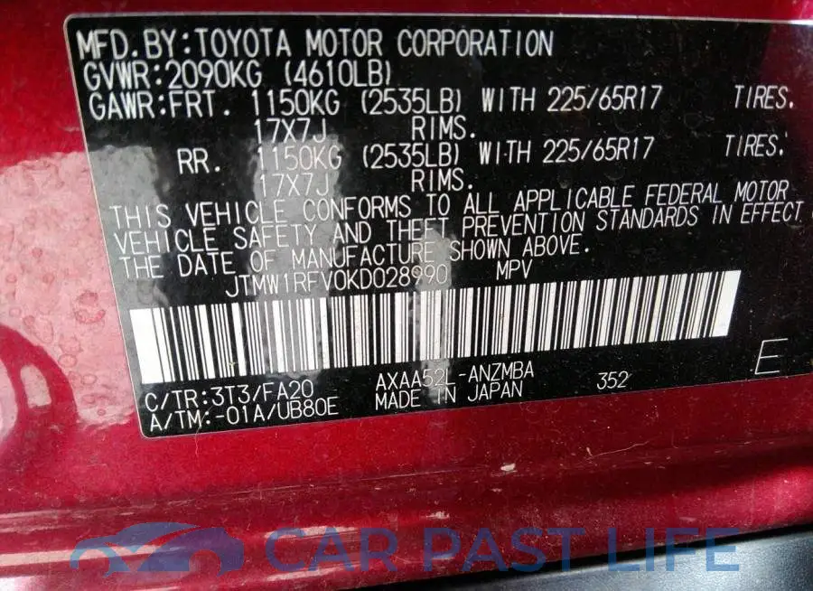 JTMW1RFV0KD028990# 9