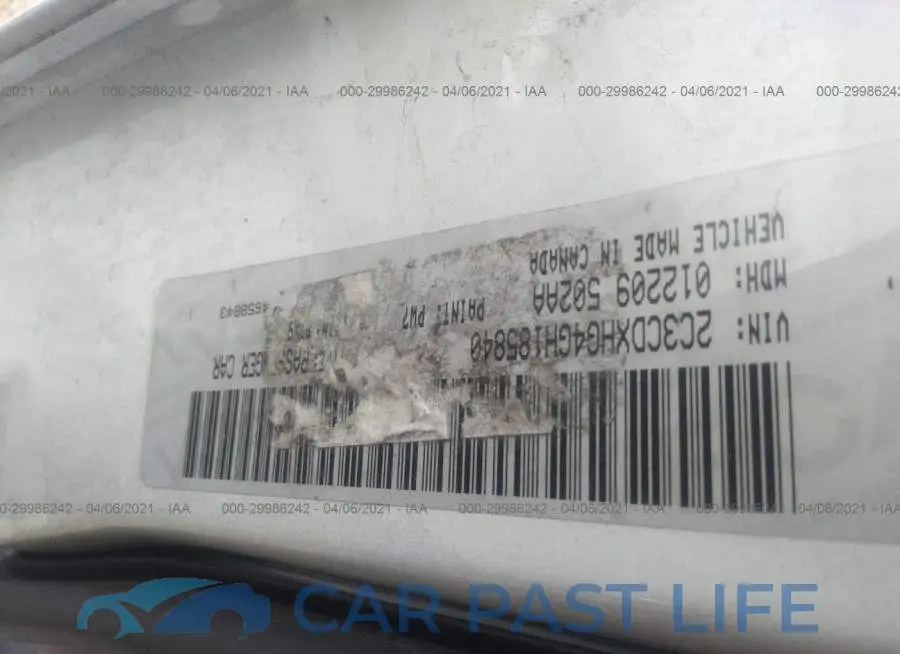2C3CDXHG4GH185840# 9