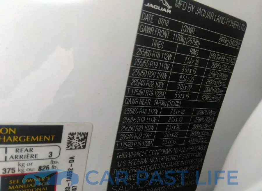 SADCL2FX8KA359487# 9