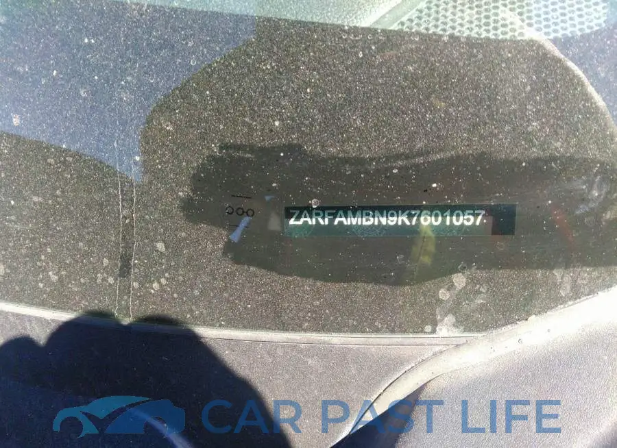ZARFAMBN9K7601057# 9