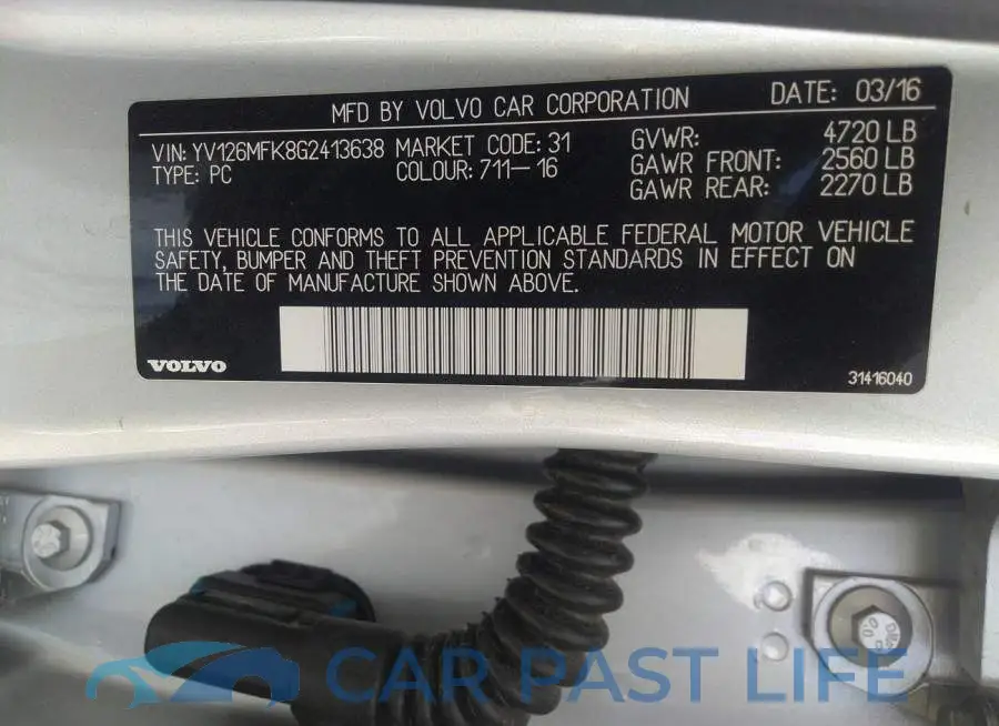 YV126MFK8G2413638# 9