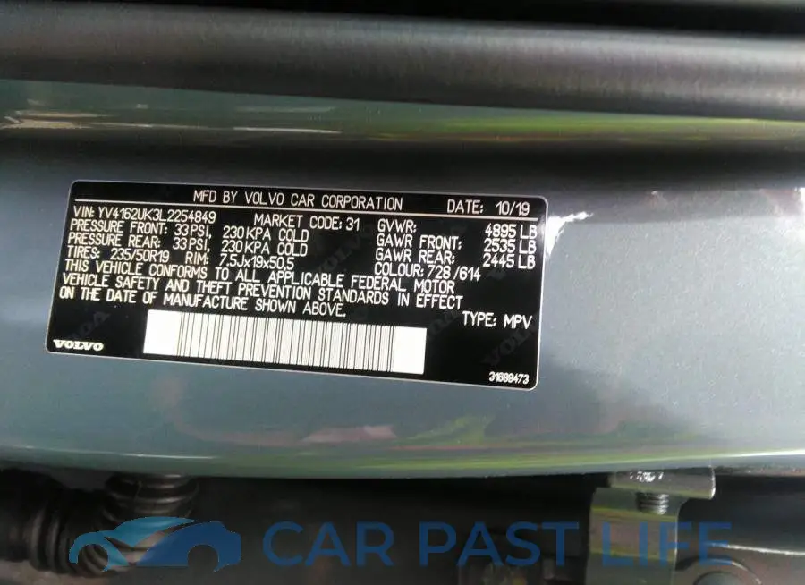 YV4162UK3L2254849# 9