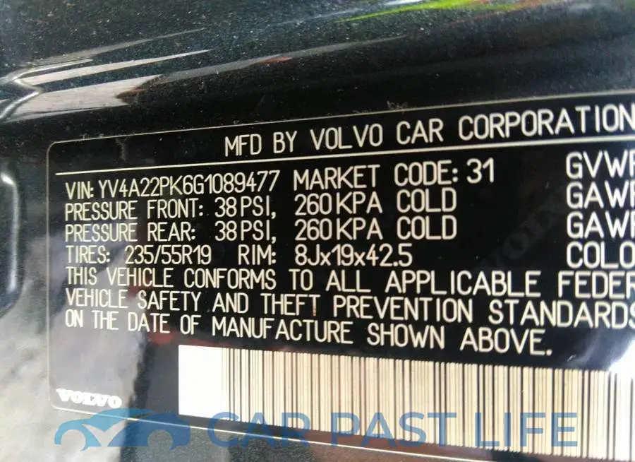 YV4A22PK6G1089477# 9