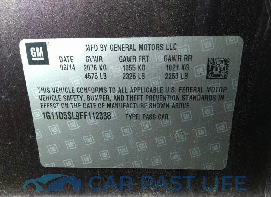 1G11D5SL9FF112338# 9