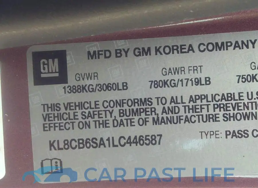 KL8CB6SA1LC446587# 9