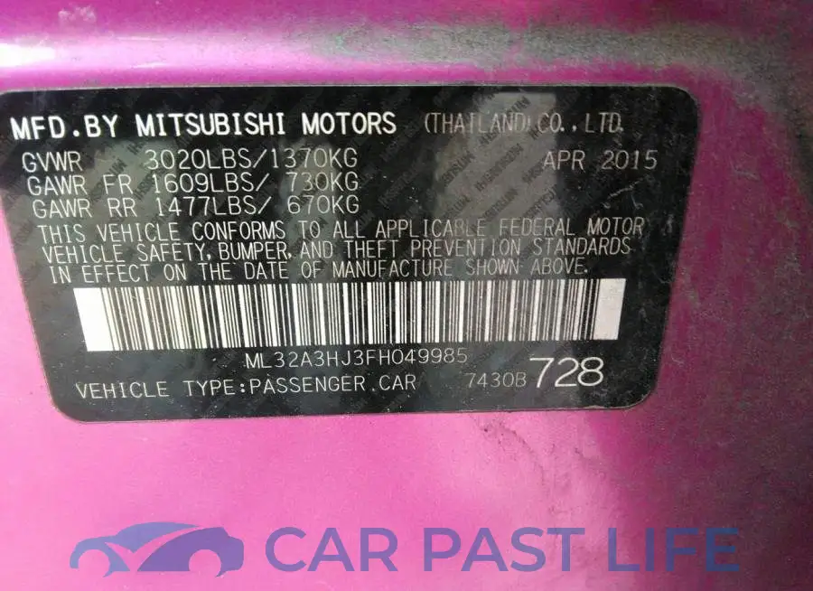 ML32A3HJ3FH049985# 9