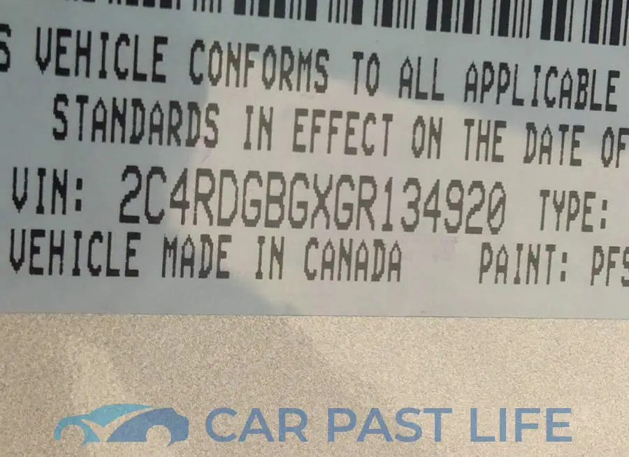 2C4RDGBGXGR134920# 9