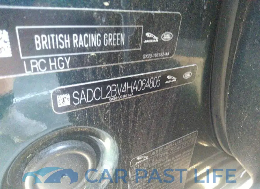 SADCL2BV4HA064805# 9