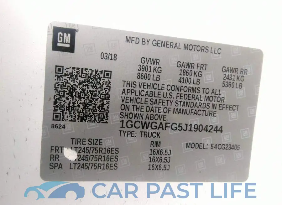 1GCWGAFG5J1904244# 9