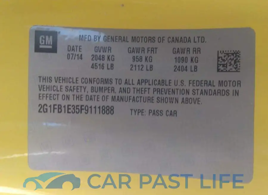 2G1FB1E35F9111888# 9