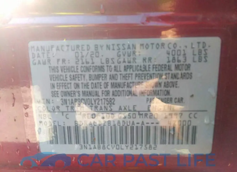 3N1AB8CV0LY217582# 9