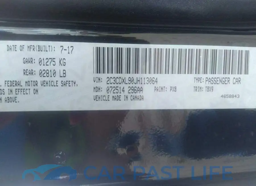 2C3CDXL90JH113064# 9