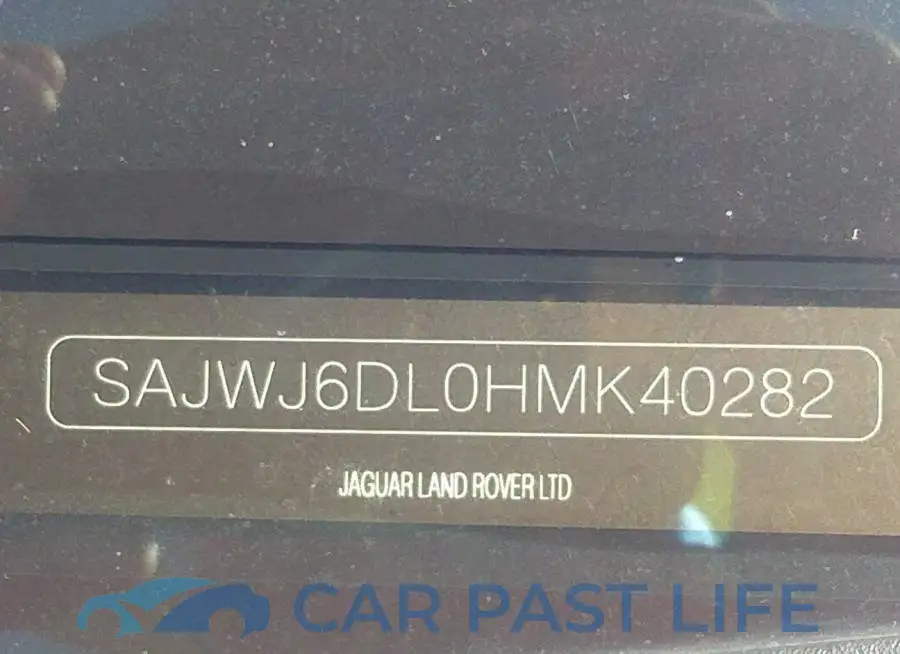 SAJWJ6DL0HMK40282# 9