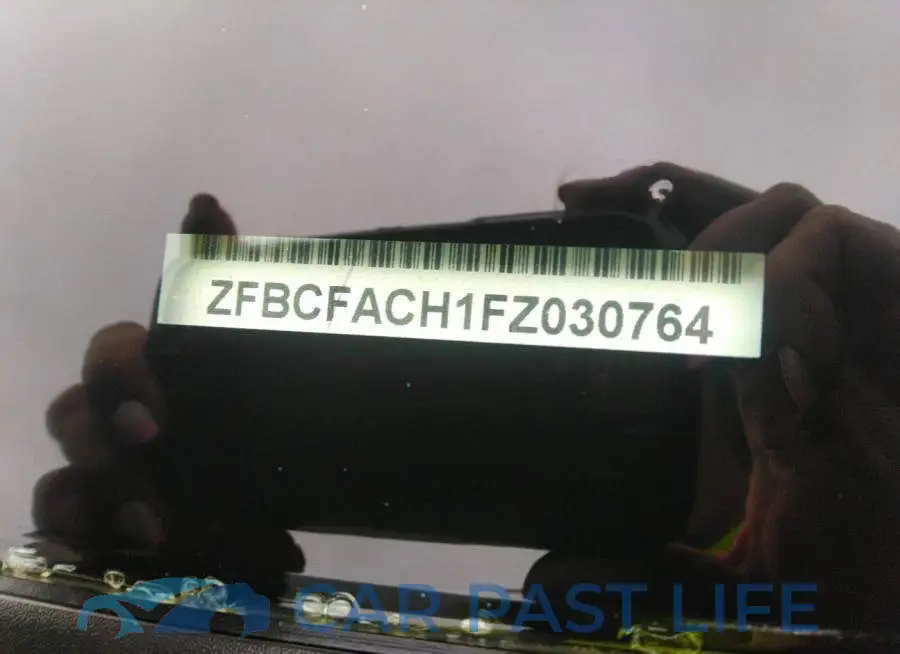 ZFBCFACH1FZ030764# 9