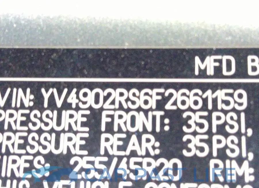 YV4902RS6F2661159# 9