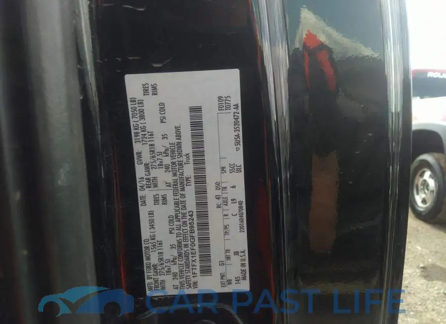1FTFX1EF0GFB95243# 9