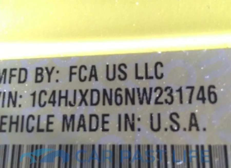 1C4HJXDN6NW231746# 9