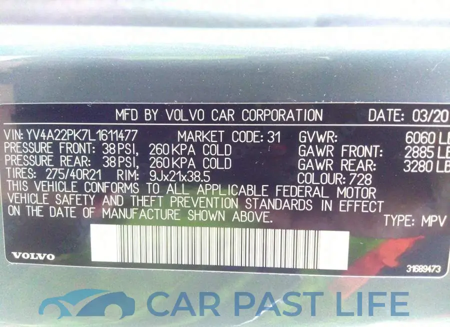 YV4A22PK7L1611477# 9