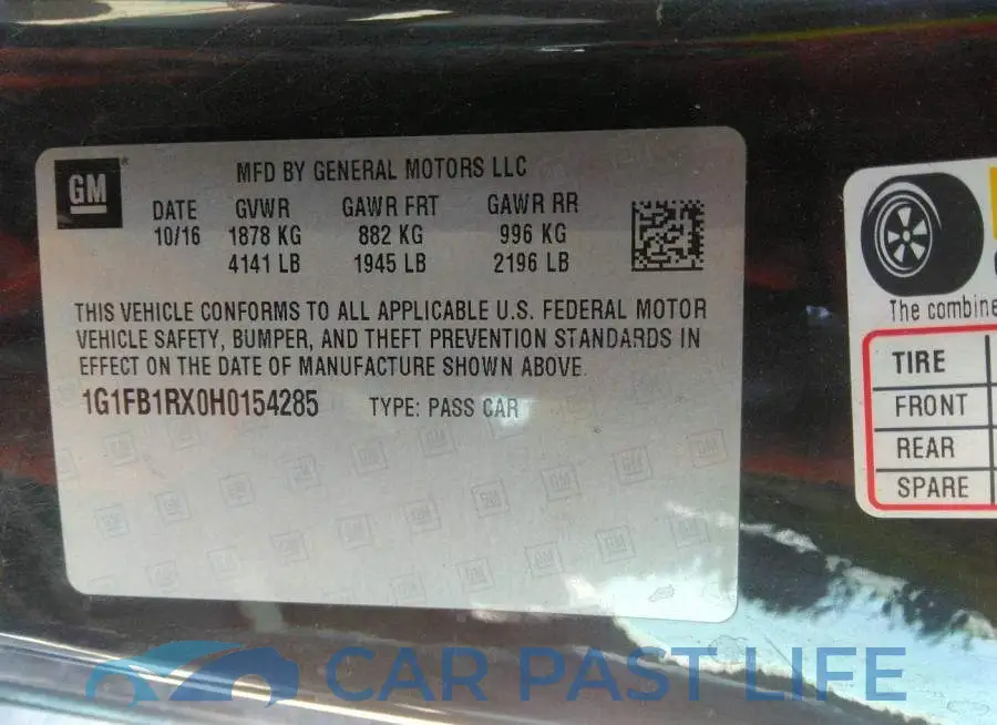 1G1FB1RX0H0154285# 9