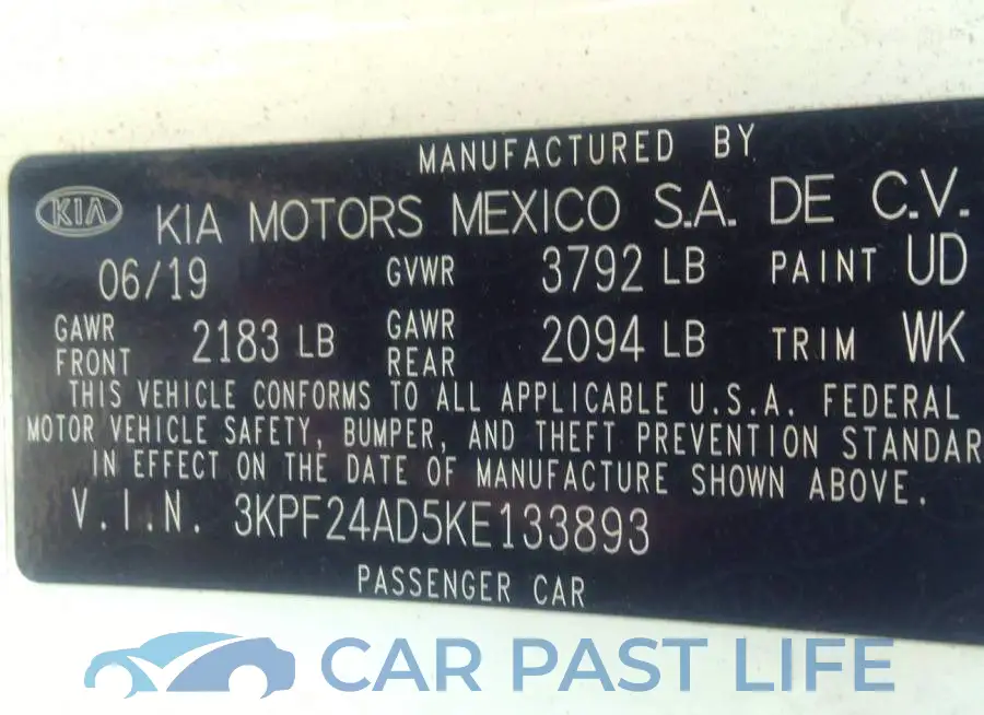 3KPF24AD5KE133893# 9