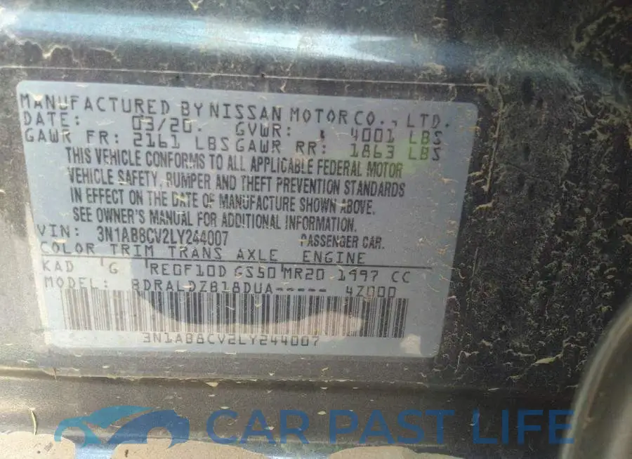 3N1AB8CV2LY244007# 9