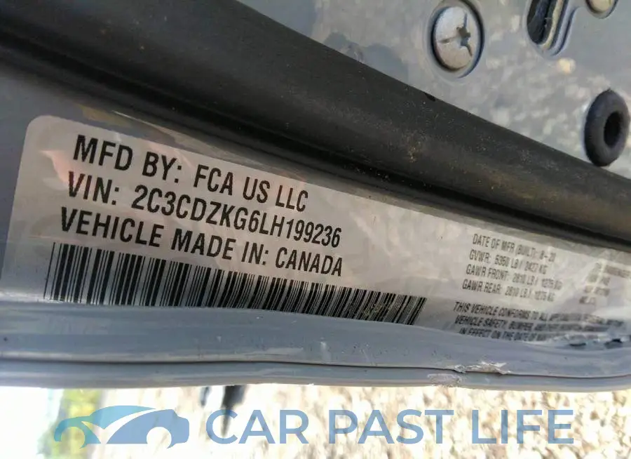 2C3CDZKG6LH199236# 9