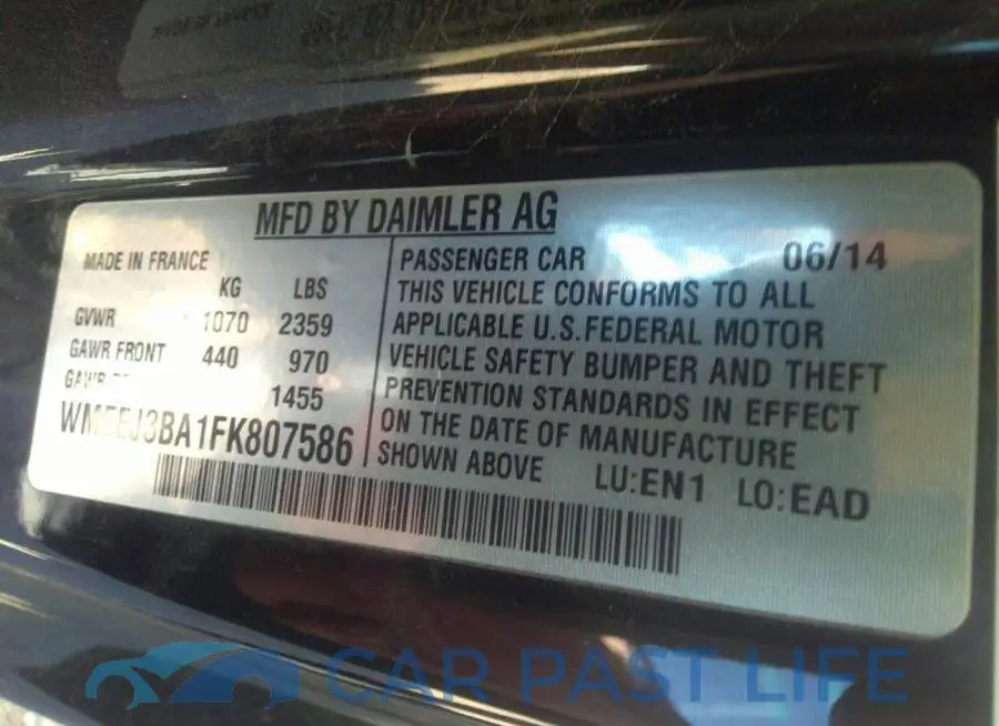 WMEEJ3BA1FK807586# 9
