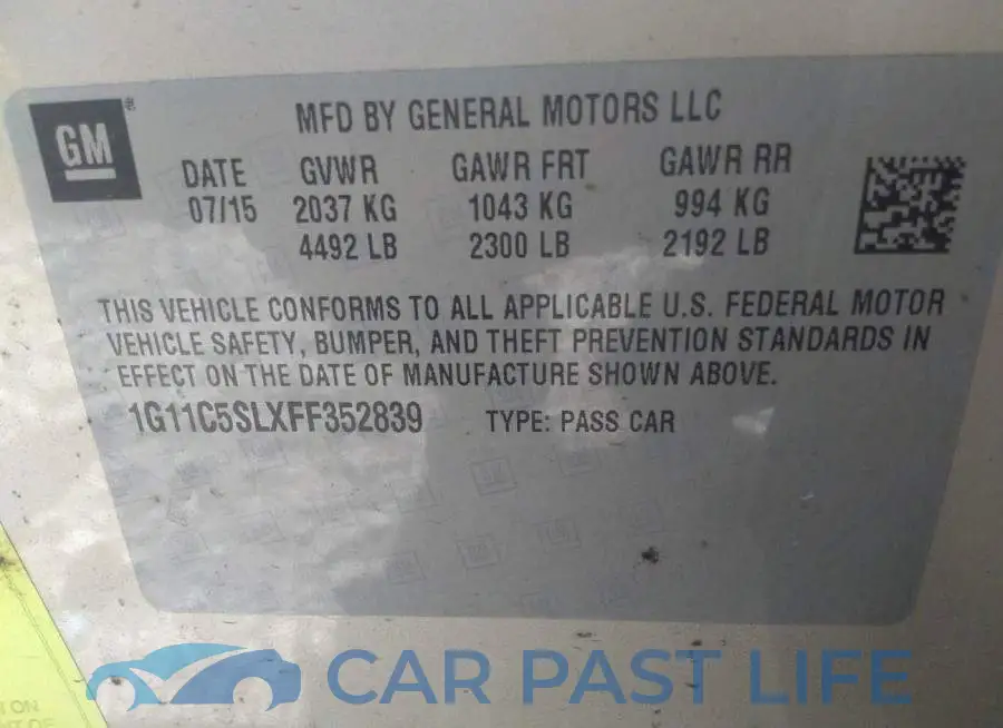 1G11C5SLXFF352839# 9