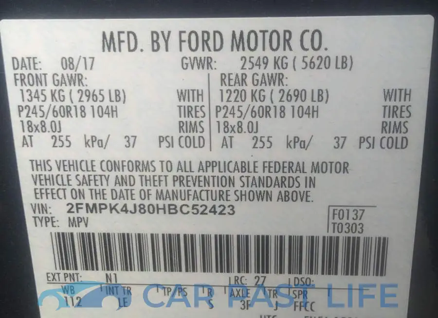 2FMPK4J80HBC52423# 9