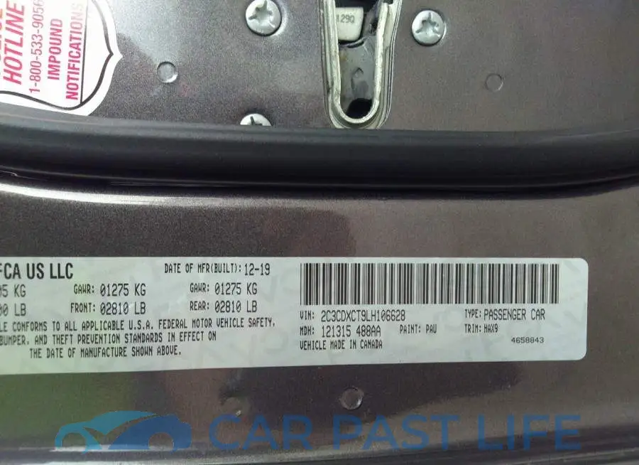 2C3CDXCT9LH106628# 9