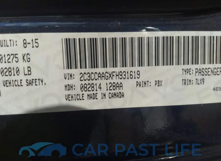 2C3CCAAGXFH931619# 9
