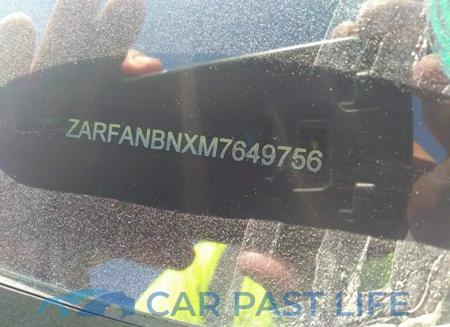 ZARFANBNXM7649756# 9