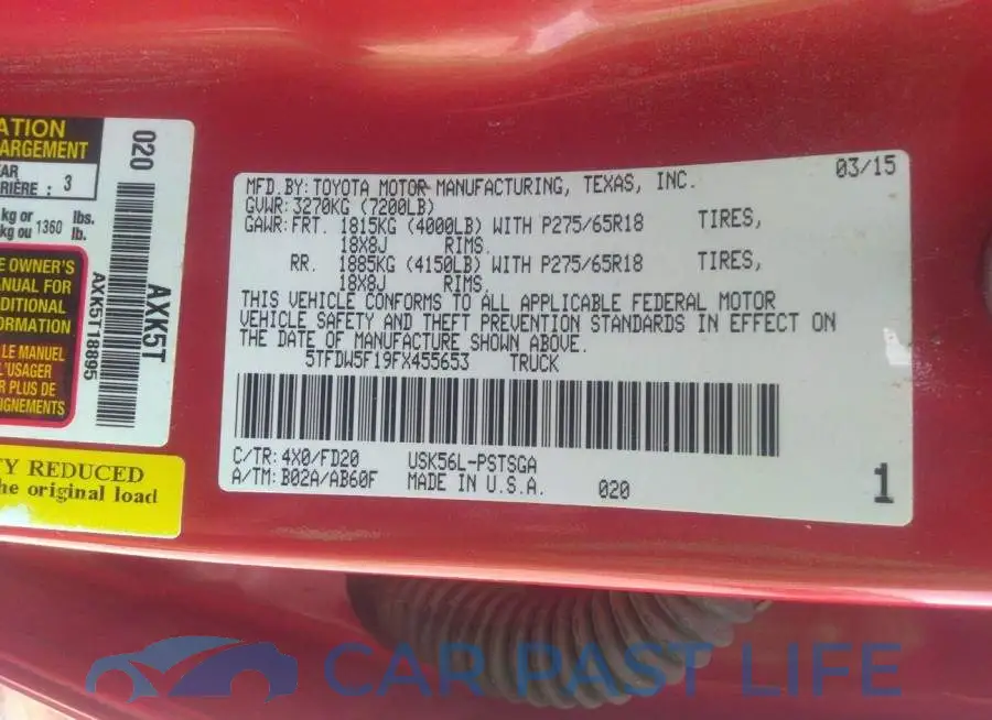 5TFDW5F19FX455653# 9