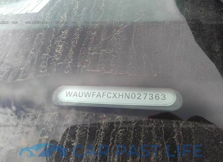 WAUWFAFCXHN027363# 9