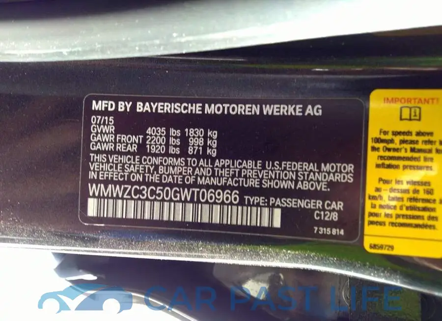 WMWZC3C50GWT06966# 9