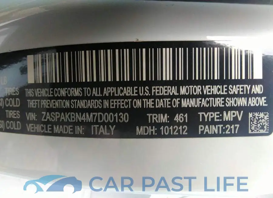 ZASPAKBN4M7D00130# 9
