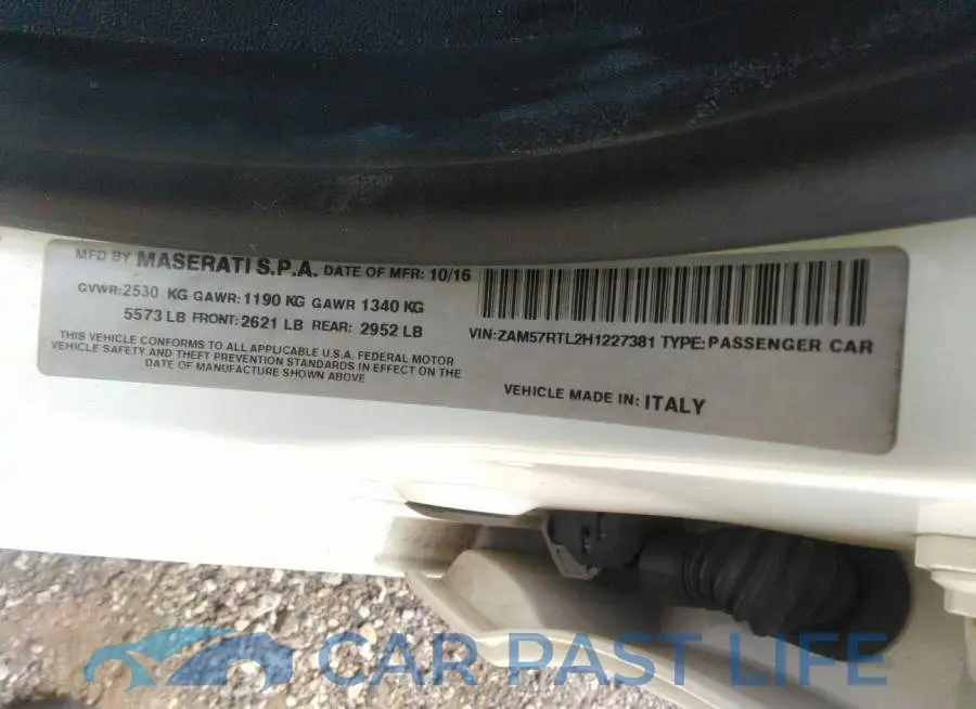ZAM57RTL2H1227381# 9