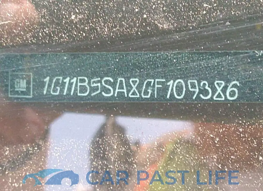 1G11B5SA8GF109386# 9