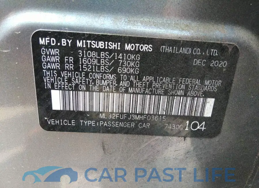 ML32FUFJ3MHF03615# 9
