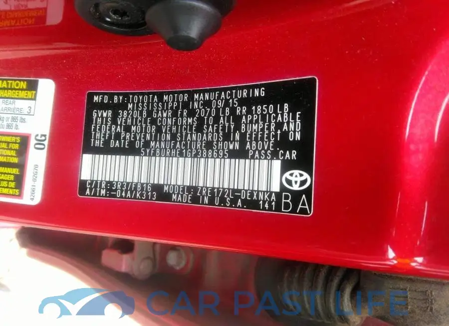 5YFBURHE1GP388695# 9