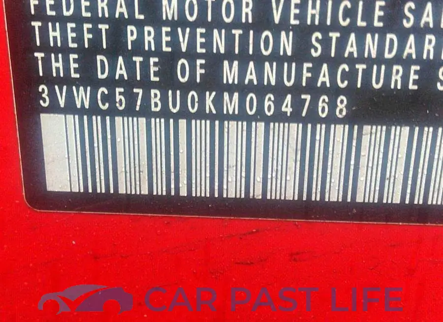3VWC57BU0KM064768# 9