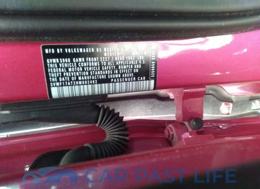 3VWF17AT2HM602462# 9