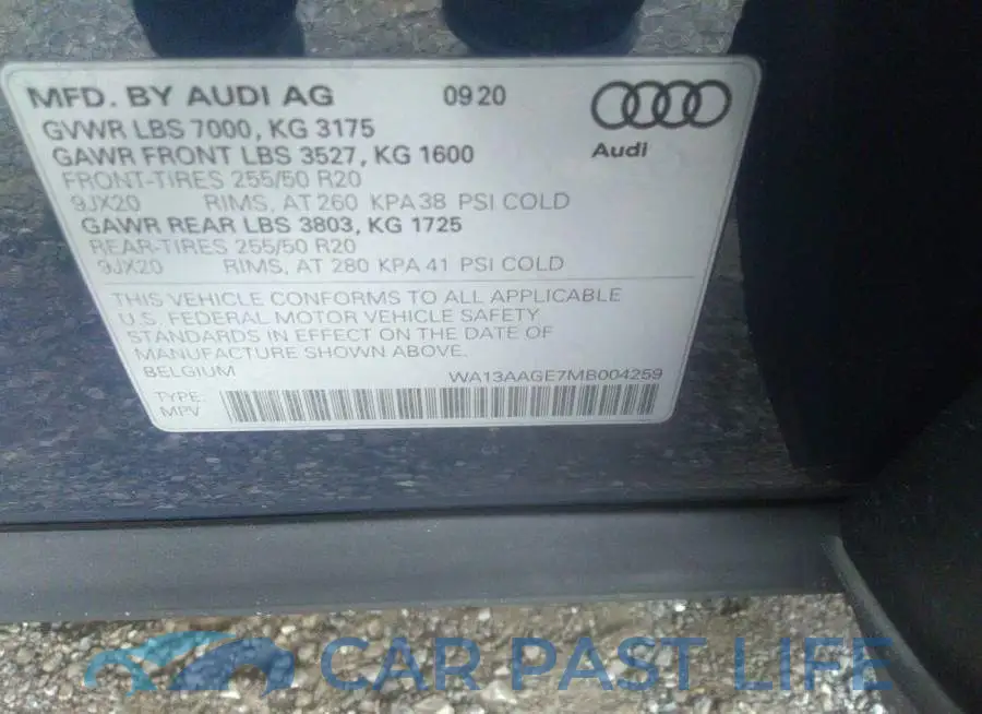 WA13AAGE7MB004259# 9